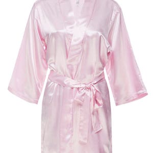 Glitter Matron of Honor Robe, Glitter Bridal Party Robes, Satin Kimono ...
