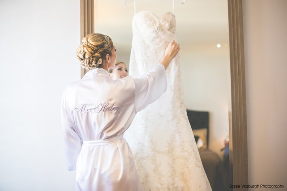 etsy wedding robes