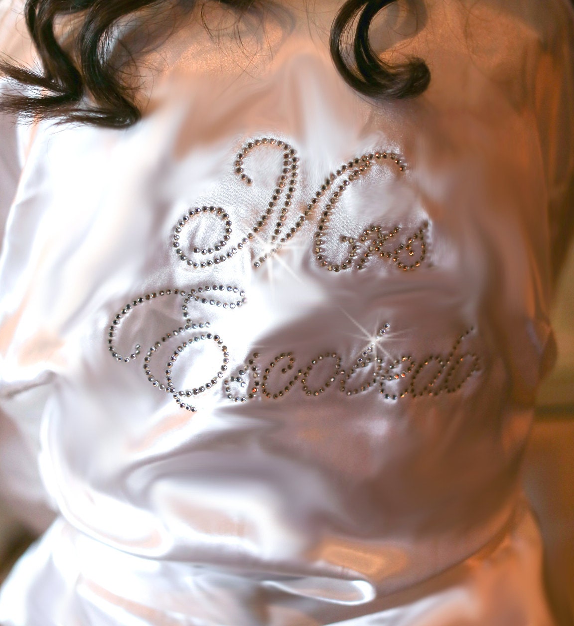 Rhinestone robe deals