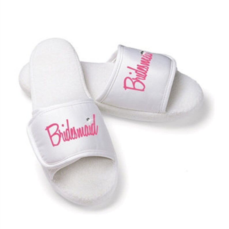 fluffy bridesmaid slippers