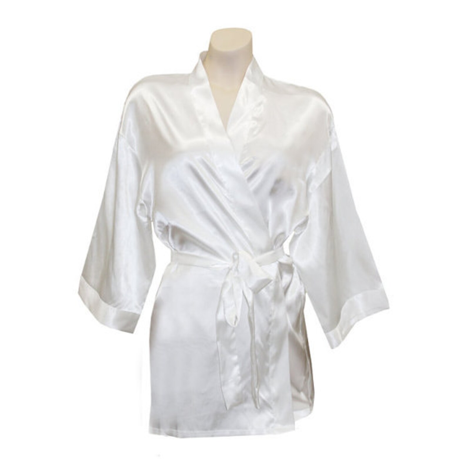 Set of 4 Bridal Party Satin Robes With Rhinestone Crystals - Etsy