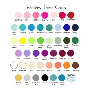 K&ouml;nnte beinhalten: Tabelle mit Stickgarnfarben und den Namen jeder Farbe. Die Farben umfassen: Hellrosa, Rosa, Dunkelrosa, Fuchsia, Blush, Rot, Cranberry, Tiffany Blau, T&uuml;rkis, Aqua, Teal Aqua, Teal Gr&uuml;n, Hellblau, K&ouml;nigsblau, Marineblau, Hellgelb, Gelb, Limette, Apfelgr&uuml;n, Mintgr&uuml;n, Salbeigr&uuml;n, Olivgr&uuml;n, Smaragd, Flieder, Lavendel, Lila, Lila Orchidee, Aubergine, Burgunderrot, Maroon, Wei&szlig;, Cremewei&szlig;, Elfenbein, Champagner, Pfirsich, Koralle, Orange, Schokolade, Mattgold, Silbergrau, Anthrazitgrau, Schwarz, Karibikblau und Malibu Blau.