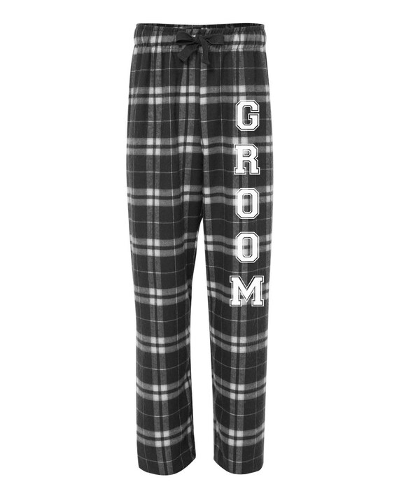 black flannel pants