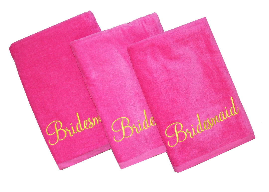 Monogrammed Towels, Monogrammed Beach Towels, Bachelorette Party Ideas