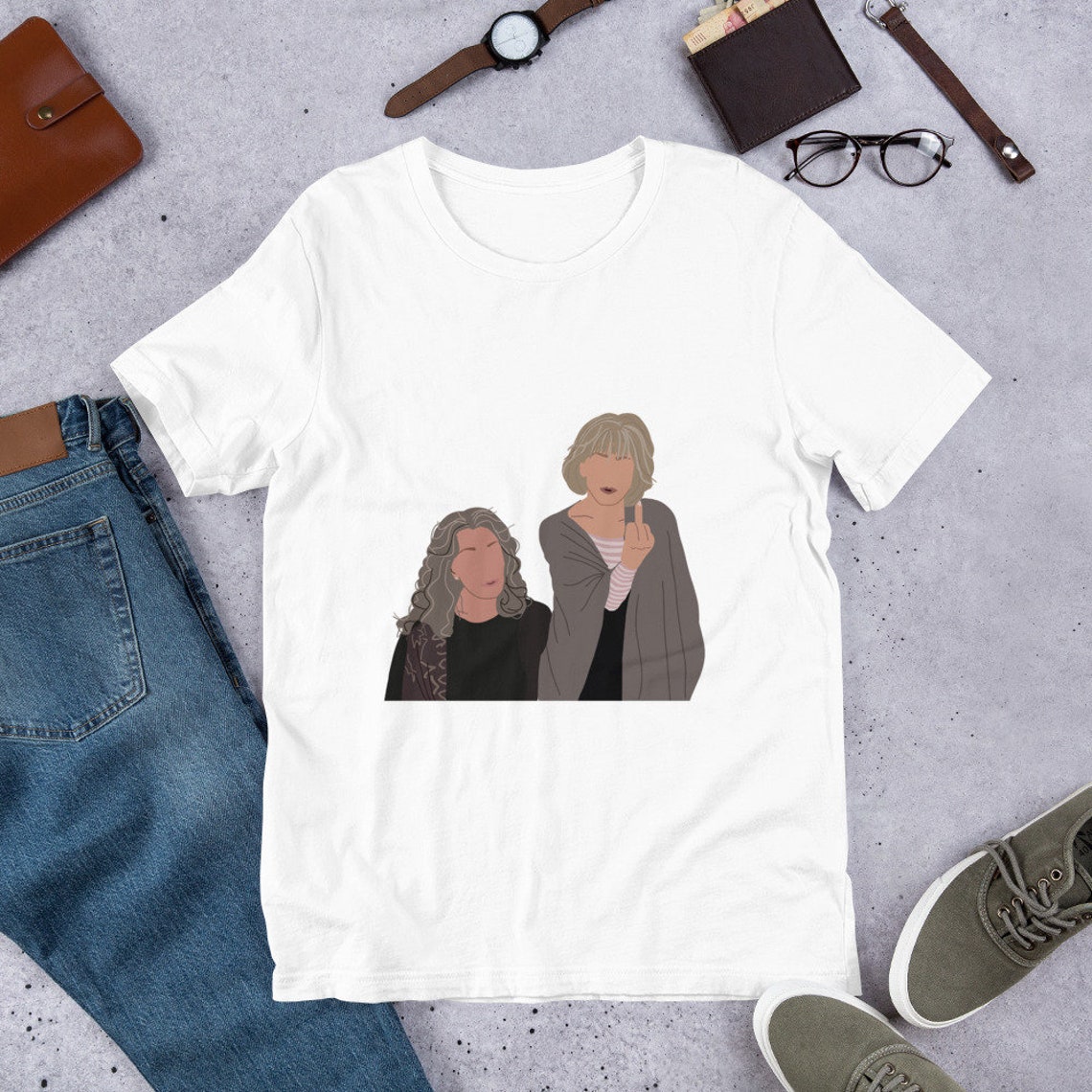 Grace and Frankie inspired Unisex TShirt Etsy