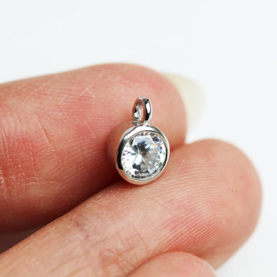 Charm 4pcs 4mm 925 Sterling Silver Jewellery Beads Round Etsy