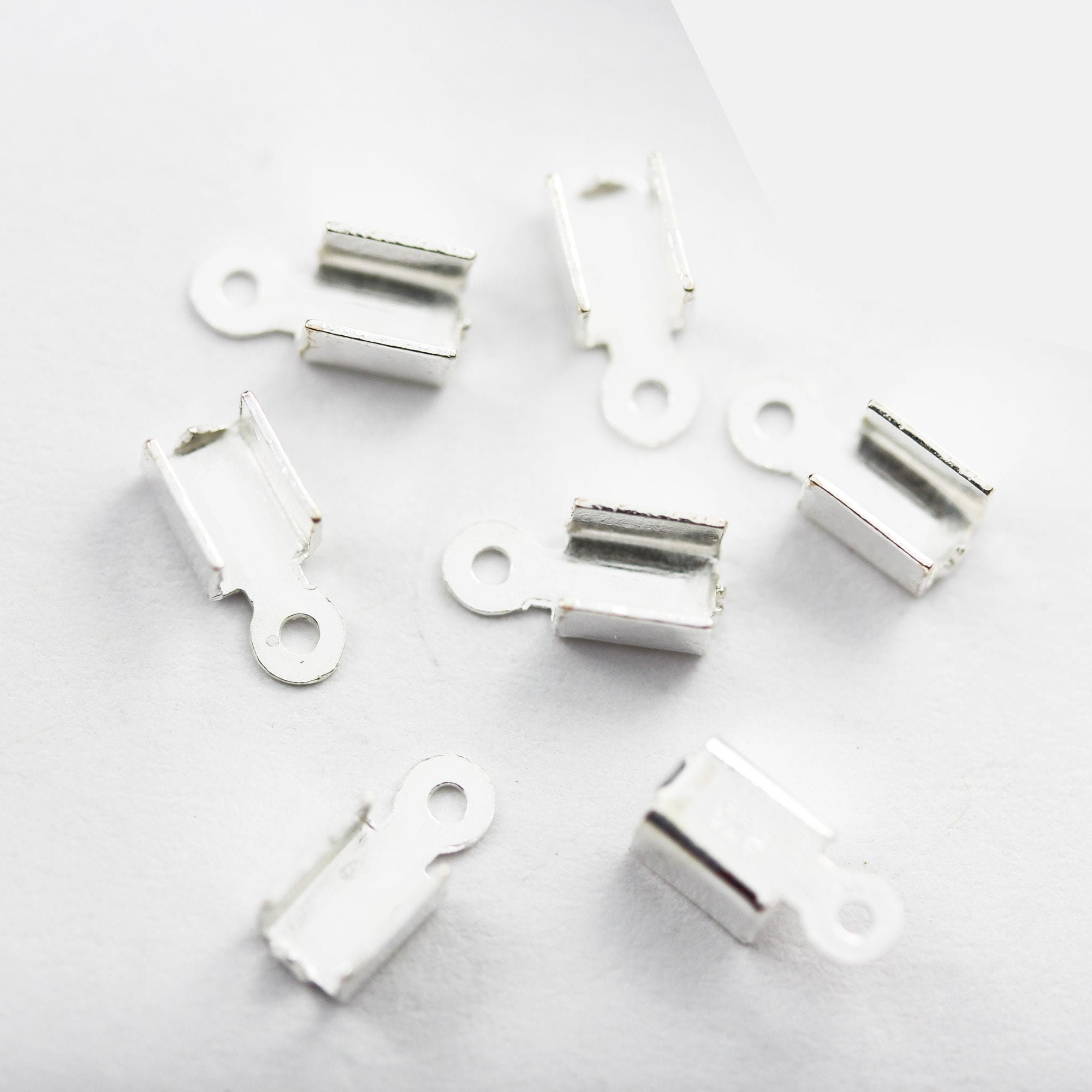 Fold Over Magnetic Clasps Clasp Bright Silver Clasps Single Strand Fold  Over Clasp Magnetic Clasps Bracelet Clasps Jewelry Clasps 7857