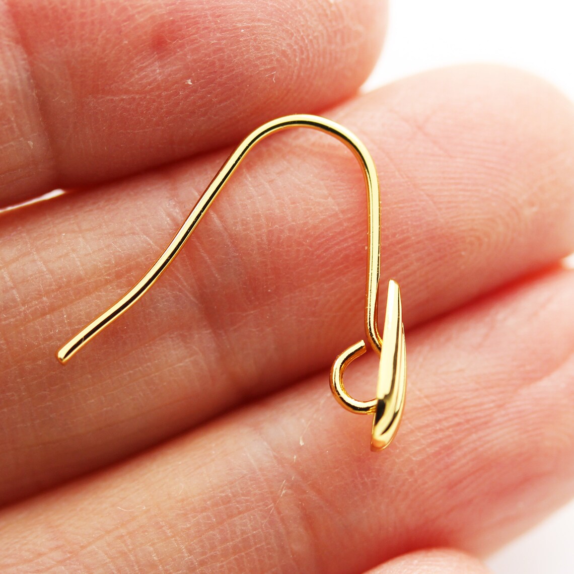 6pcs 18K Gold Plated Jewellery Findings Earwire 1812mm Etsy