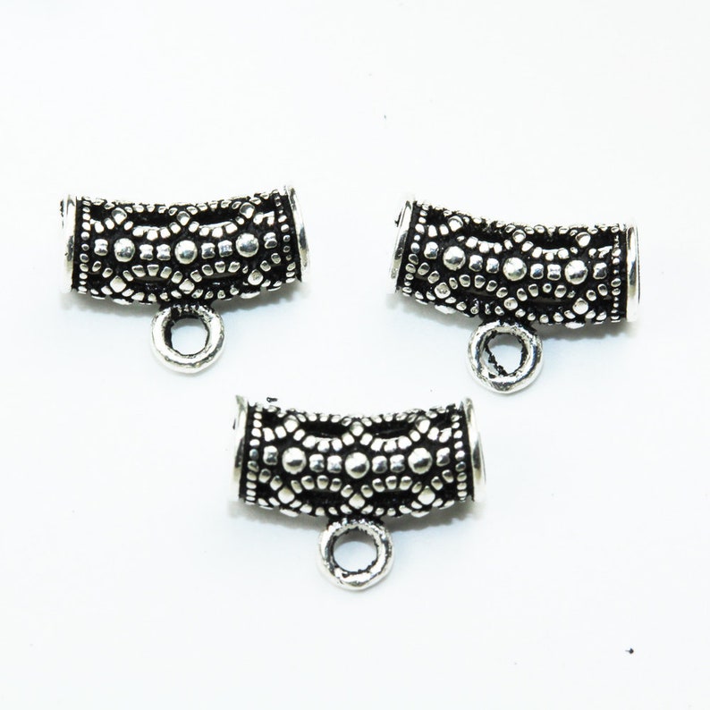 4pcs Antiqued 925 Sterling silver jewellery Findings Etsy