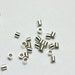 Crimp Tubes Beads, 925 Sterling silver Jewellery Findings Crimp Beads, 2*2mm diameter 