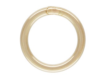 14k gold filled closed jump rings 10pcs 2-6mm 22-18gauge jewellery making findings jump ring
