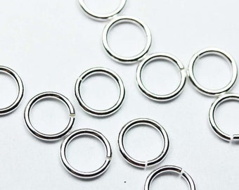 Jump ring 20pcs 6mm 18gauge 925 sterling silver jewellery findings jump ring