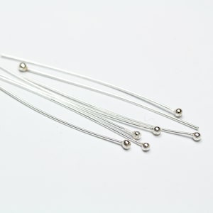 Silver 925 Pin (needle) 30 Mm - Sz 3 (10 Pieces) - Etsy Silver 925 Pin (needle) 30 Mm - Sz 3 (10 Pieces) - Etsy