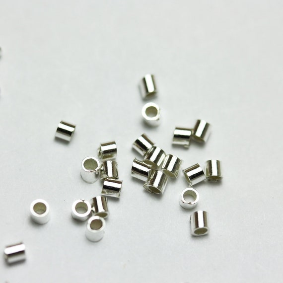Crimp Tube, 925 Silver - 1pc Crimp Tube, 925 Silver - 1pc