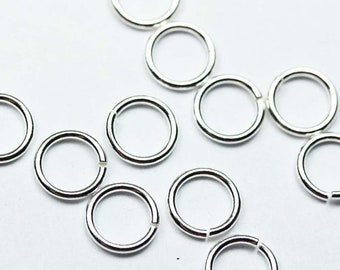 Silver jump ring 40pcs 5mm 23gauge 925 sterling silver jewellery findings jump ring