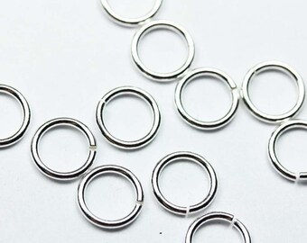 Silver jump ring 40pcs 5mm 23gauge 925 sterling silver jewellery findings jump ring