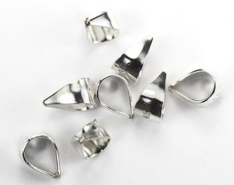 Protezioni per rompighiaccio in argento sterling 925, 6 pezzi 5*7 mm, dimensioni interne 5 mm, larghezza 4 mm