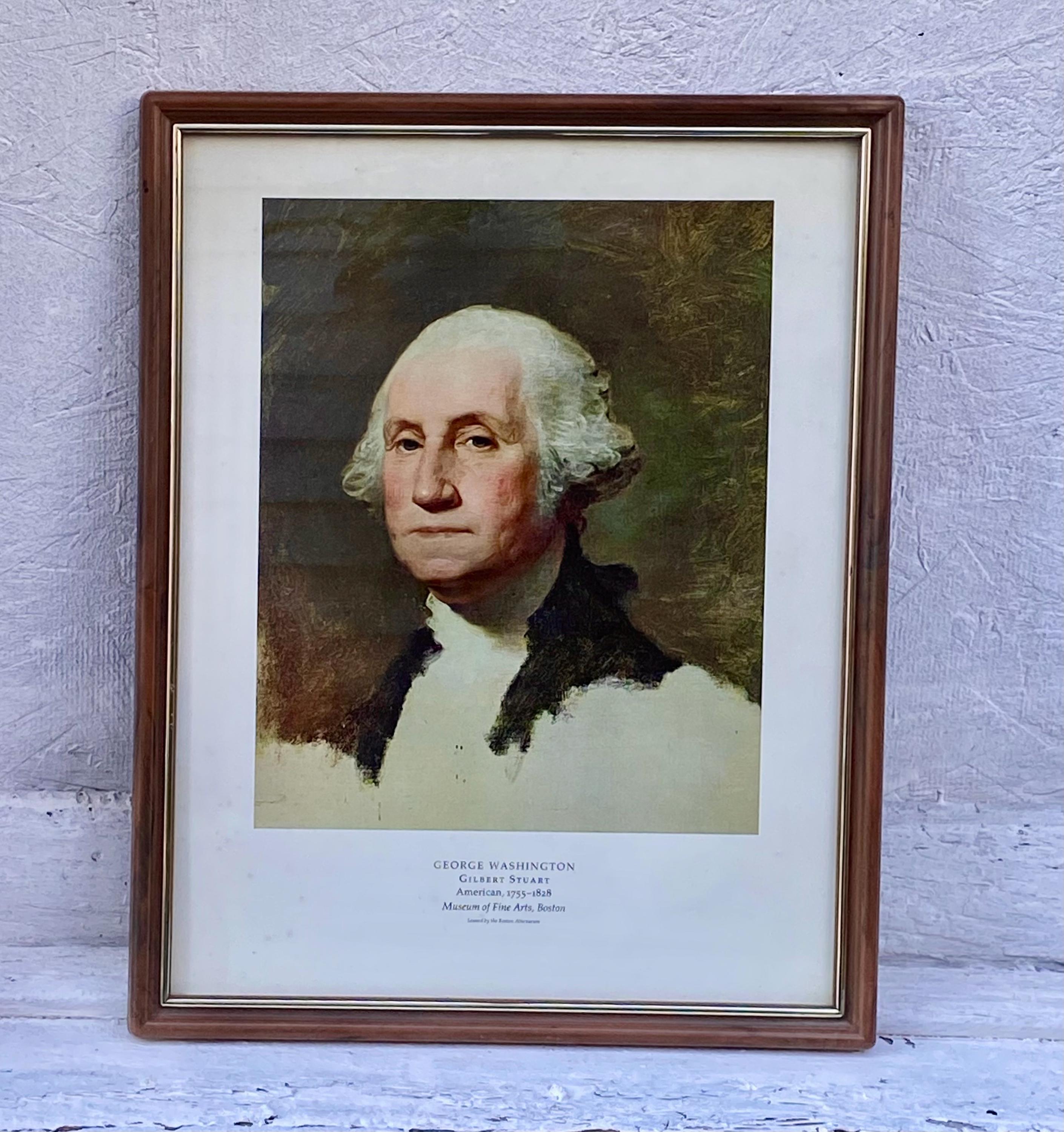 Vintage George Washington Picture - Etsy