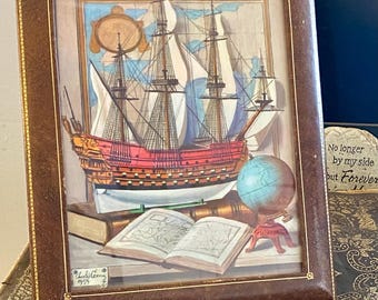 Vintage Sterling Silver 999 Clipper Ship Frame by Takehiko Seki - Etsy