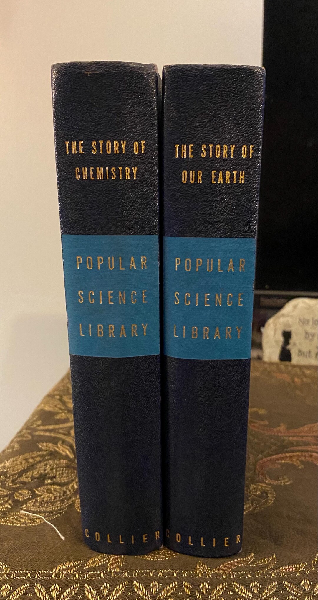 Popular Science Library Antique Popular Science Library Copyright 1939 Set of 2 Story of ...