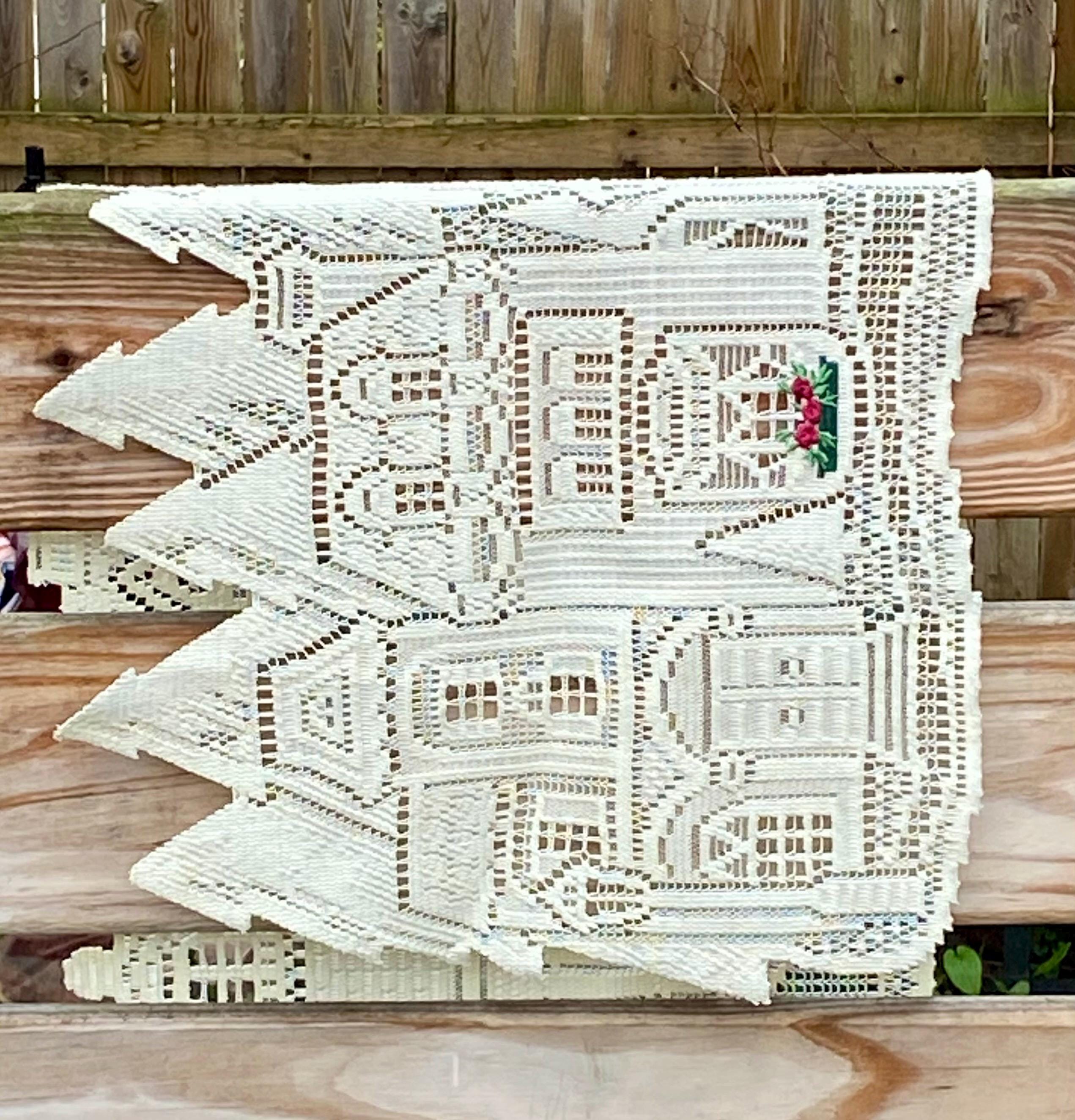 Vintage Heritage Lace Table Runner Dresser Scarf Seasonal Holiday Home  Decor Centerpiece 16 X 48 Ecru With Red Flowers Shabby Cottage Chic - Etsy