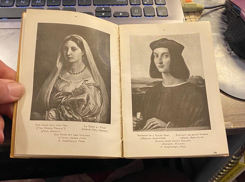 Antique Book the Masterpieces of Raphael (1483-1520) Italian Artist ...