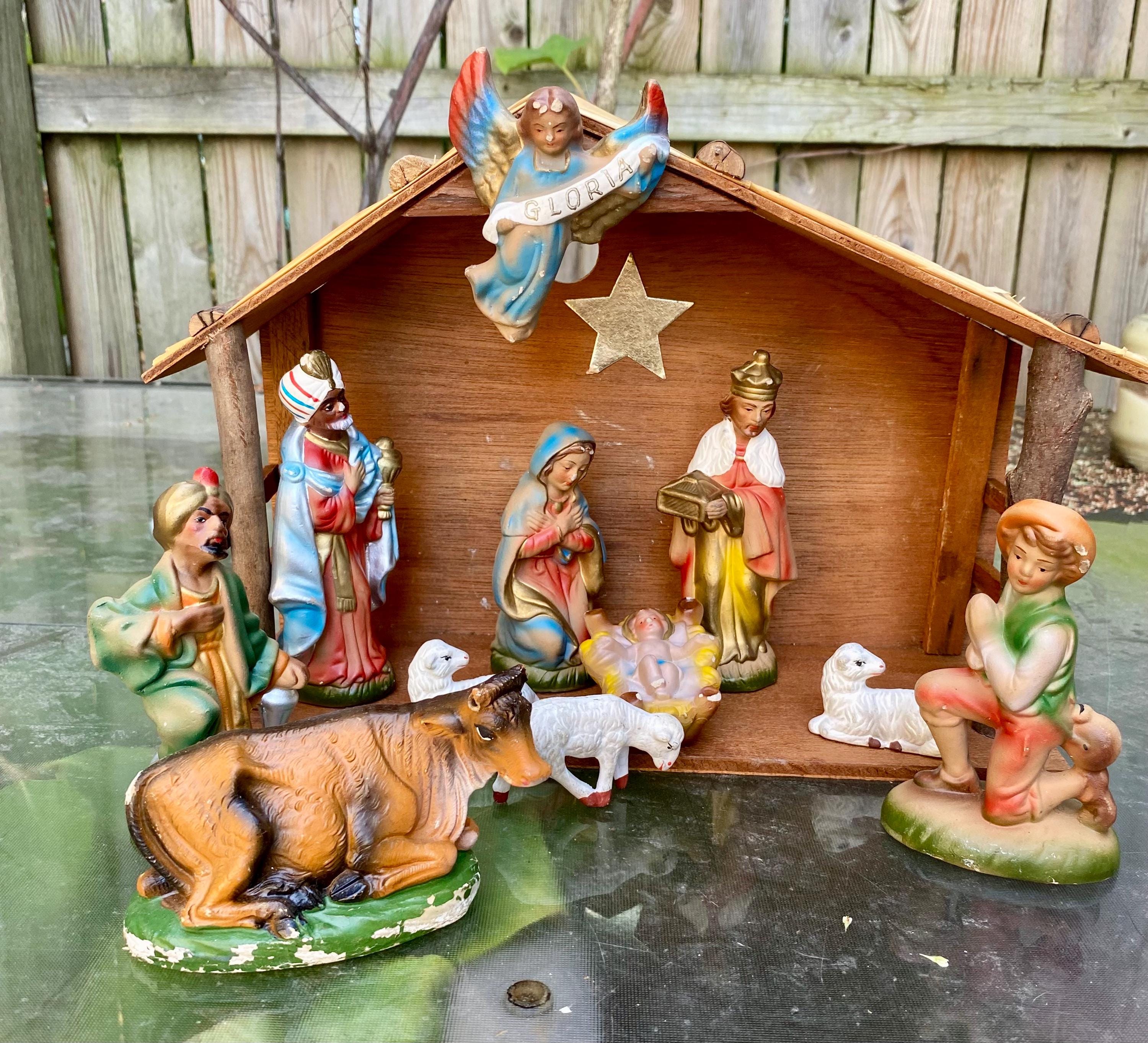 中古ぬいぐるみ Nativity Scene 2020-ナティビティ(キリスト降臨)セット2020- ぬいぐるみ Vintage Nativity Sets - Etsy