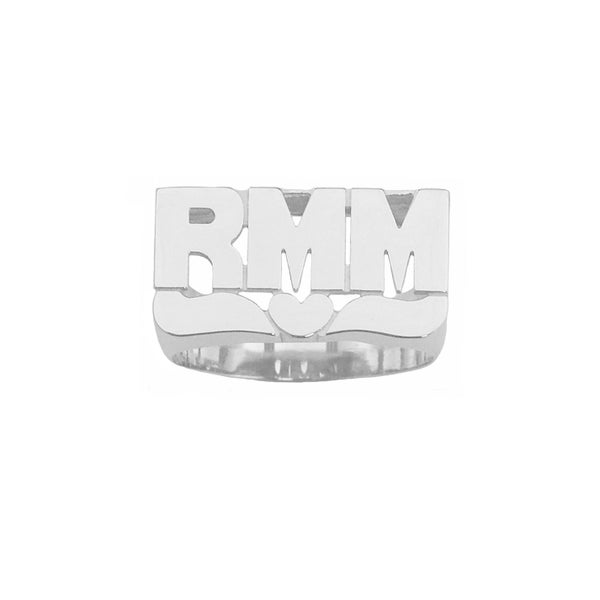 Sterling Block Letters Etsy