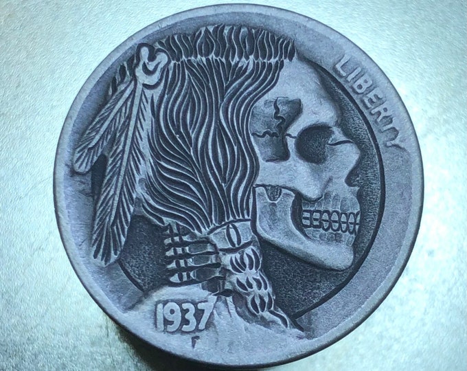 Hobo Skull Ringing Coin Gifts Coins Collection – Metal Field Shop