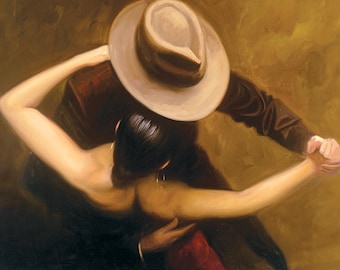 Noche de Tango de Hendrick Gil - Impresión de lienzo