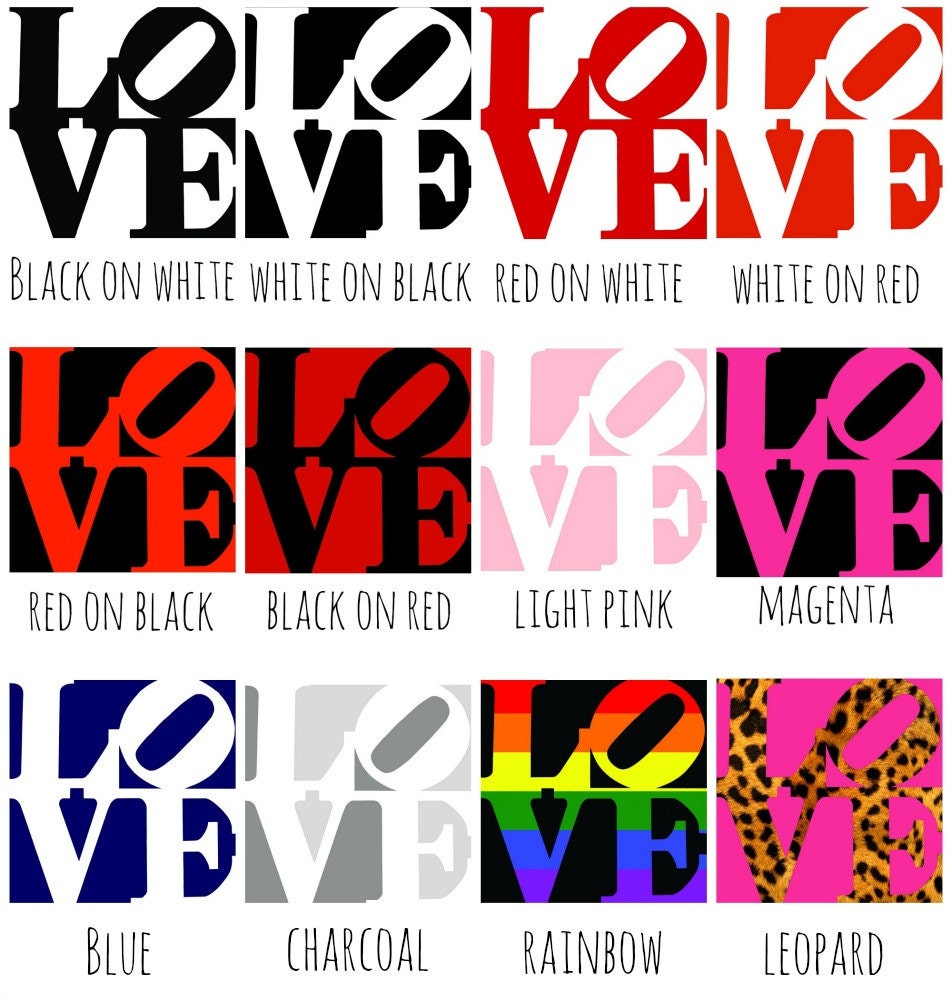カラフルなポップアート作品 'Love' Love Explosion | Colorful Abstract Textured Oil Painting Wall Art