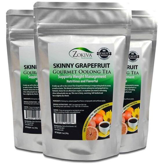 Oolong Tea Grapefruit 3pack Premium Loose Leaf Tea Supports Etsy