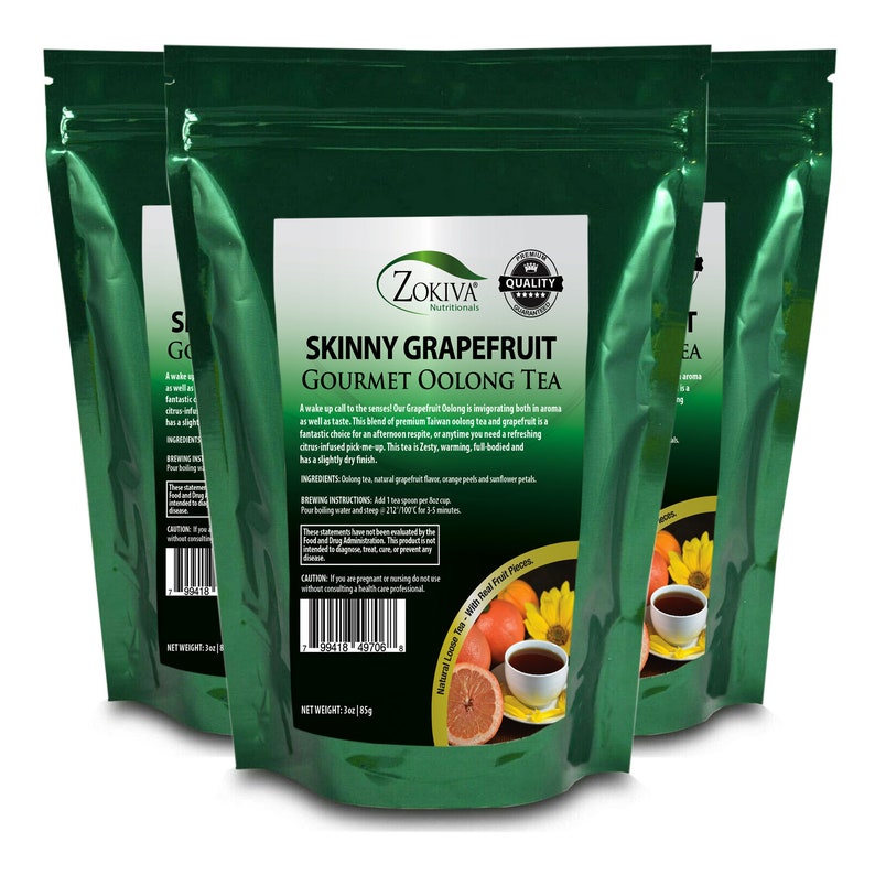 Oolong Tea Grapefruit 3pack Premium Loose Leaf Tea in Etsy