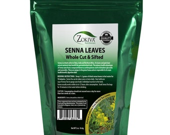 Senna Leaves 2oz Dried Whole Leaf All Natural Laxative/Cleanser