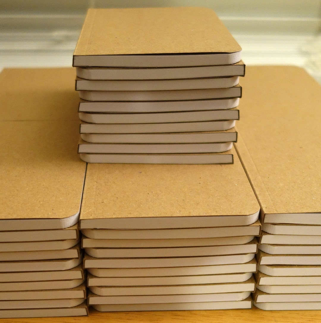 Kraft Notebooks Journals In Bulk Blank Paper Sketchbooks 72 - Temu
