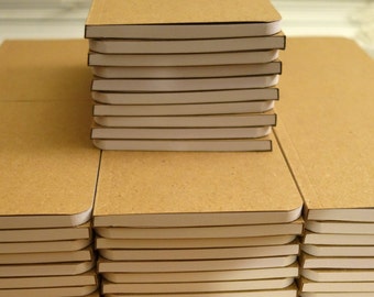 Bulk Kraft Notebooks | 100 Pages, Recycled Paper, Perfect-Bound Sketchbook Journal