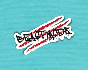 Beast Mode Vinyl Sticker