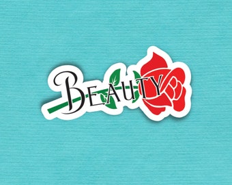 Beauty Vinyl Sticker