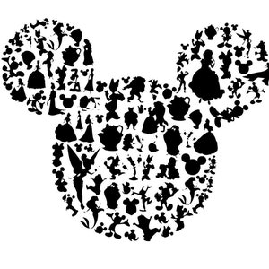 Disney Mickey Character Decal | Disney Character Decal | Disney Decal | Mickey Decal | Disney Sticker | Disney Characters | Disney Decals