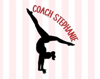 Gymnastics Coach Vinyl Decal | Gymnastics Mom Vinyl Decal | Gymnastics Vinyl Decal | Gymnastics Coach | Gymnastics Mom Car Decal | Gymnast