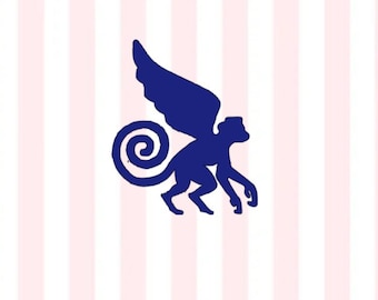 Wicked Vinyl Decal | Flying Monkey Wicked Decal  Wizard of Oz Decal | Wicked The Musical | Wicked The Musical Decal | Flying Monkey Decal