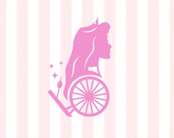 Princess Aurora Vinyl Decal | Sleeping Beauty Car Decal