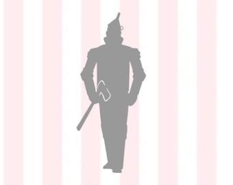 Tinman Vinyl Decal | Wizard of Oz Silhouette