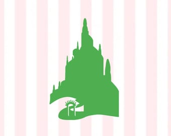 The Little Mermaid Inspired Castle Decal | Ariel Castle Decal | Atlantica Decal | Little Mermaid | Ariel Decal | Ariel Vinyl |Mermaid Decal