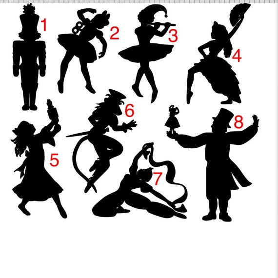 The Nutcracker Ballet Vinyl Decal Nutcracker Decal Clara Etsy