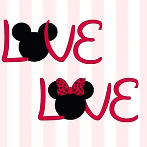 Calcomanía de Mickey Mouse / Amor de Mickey Mouse / Mickey Mouse / Calcomanía de Minnie Mouse / Minnie Mouse / Calcomanía de Mickey / Calcomanía de Minnie / Calcomanía de Mickey Mouse