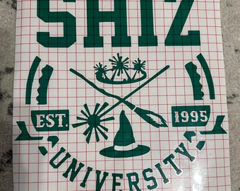 Wicked Vinyl Decal | Shiz University Decal | Wicked the Musical