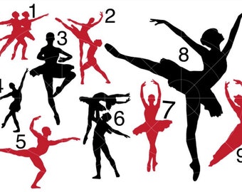 Ballet Dancer Decals | Dancer Silhouette Decal | Dance car decal | Ballet Decal | Dance Ballet Decal | Dancer Sticker | Dancer Decal