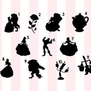 Beauty and the Beast Decal | Beauty and the Beast Sticker | Belle Sticker | Belle Decal | Beauty and the Beast Musical Decal | Gaston Decal