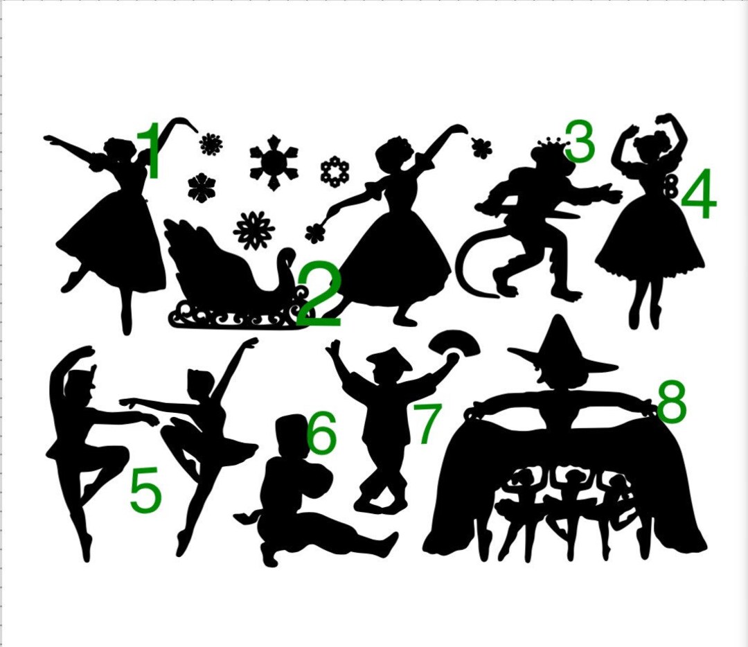Nutcracker Vinyl Decal the Nutcracker Ballet Decal Sugar Plum Fairy